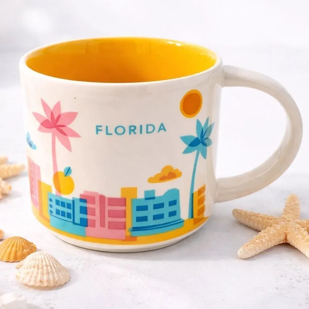 Starbucks Florida Limited Edition "YOU ARE HERE" Collection Ceramic Mug